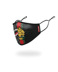 ADULT SPUCCI SPLIT FORM-FITTING FACE MASK