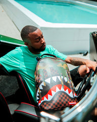 CAMO DRIP SHARKS IN PARIS BACKPACK (DLXV)