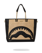 RAFFIA PALM TOTE