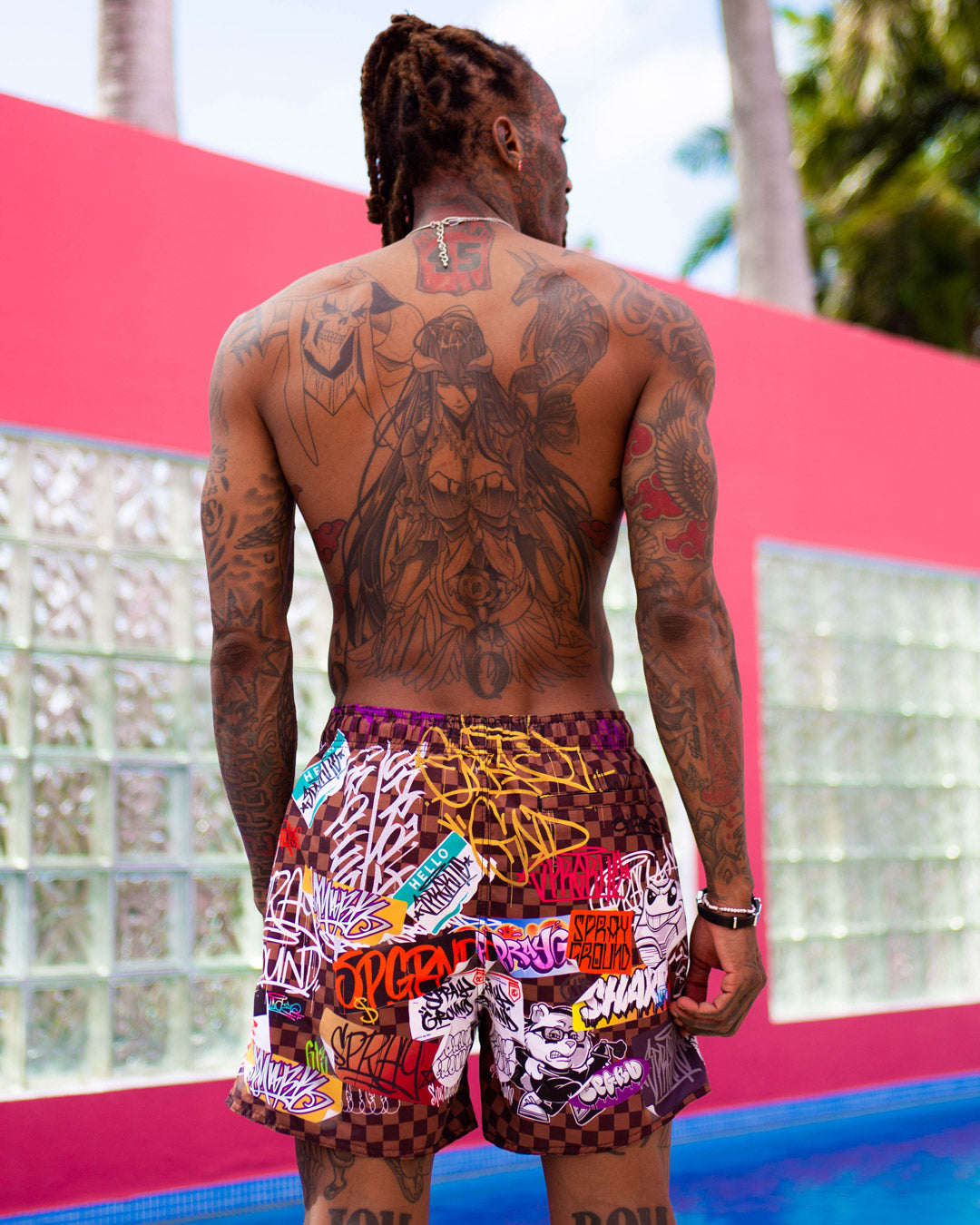 SHARKS IN PARIS JETSKI SWIM TRUNKS