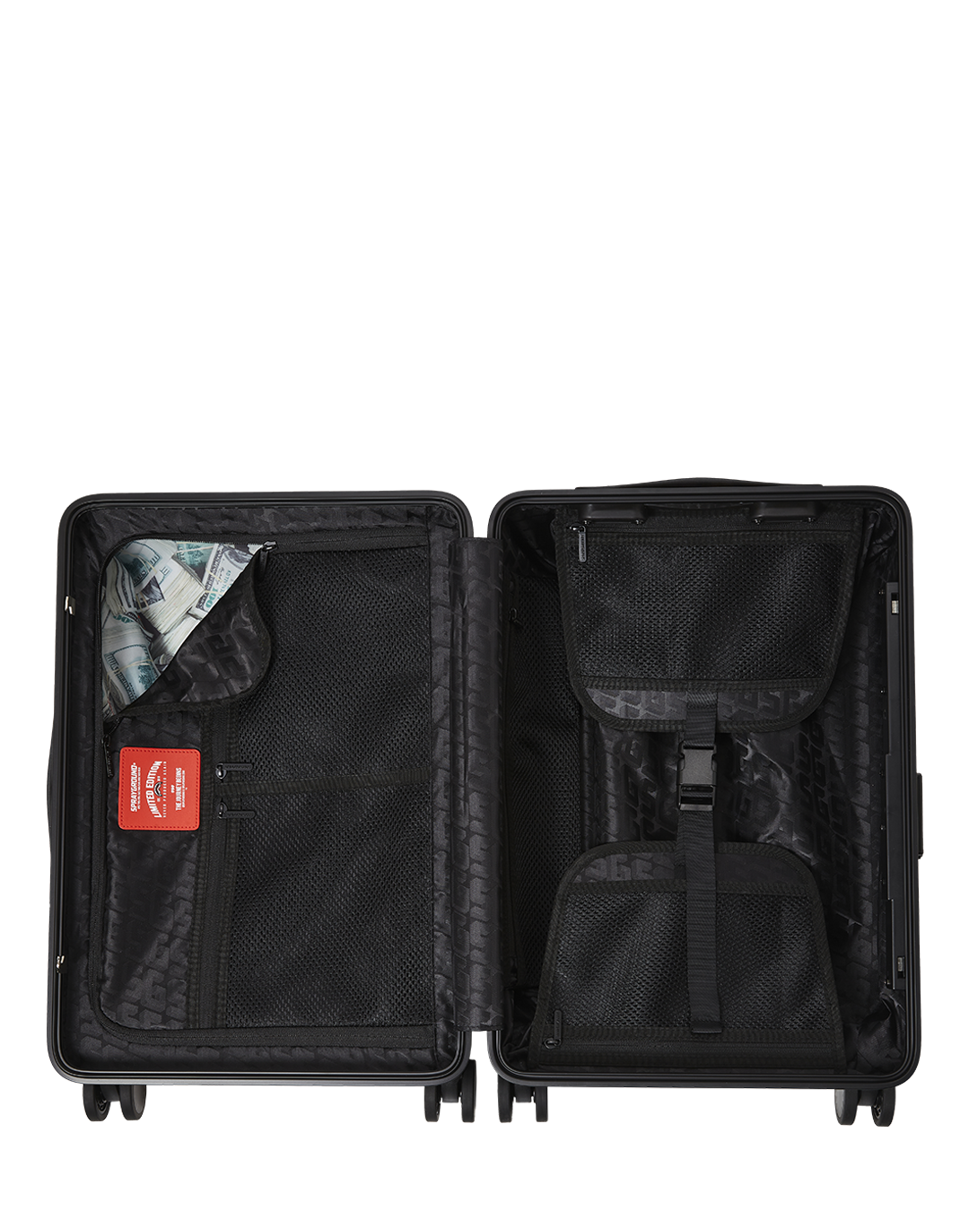 SHARKS IN PARIS BLUR EFFECT CARRY-ON LUGGAGE