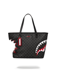 SHARK BITE SHARKS IN PARIS GRAY TOTE