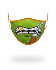 ADULT TMNT: MICHELANGELO SHARK FORM FITTING FACE-COVERING