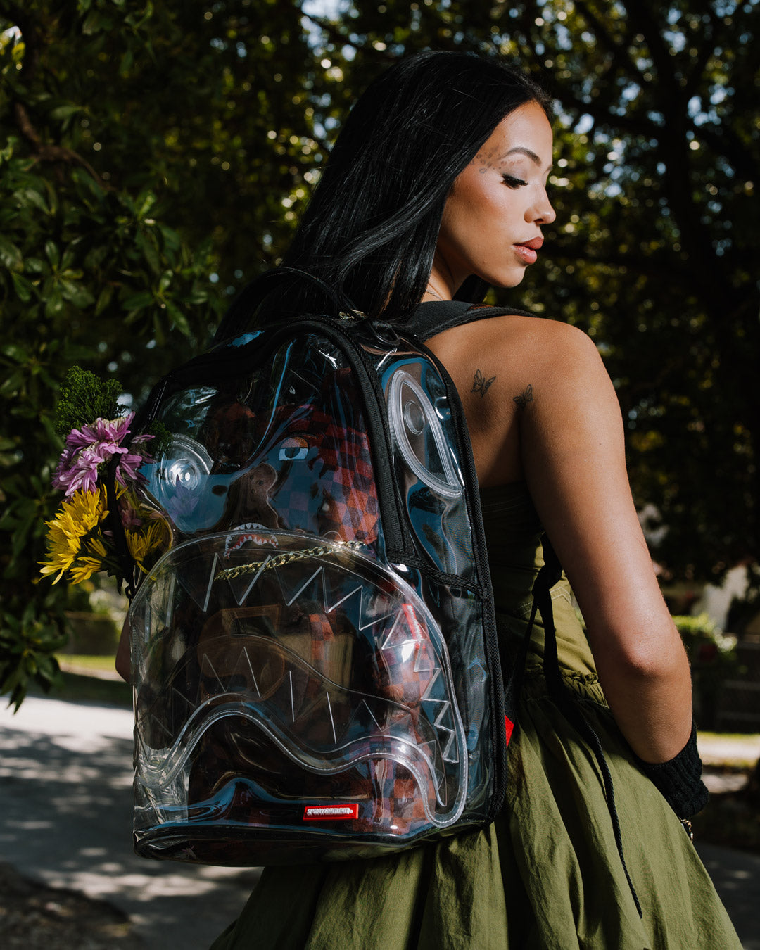 CLEAR BACKPACK - SHARKS IN PARIS BEAR