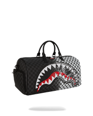 SCRIBBLE DRIBBLE CHECK DUFFLE