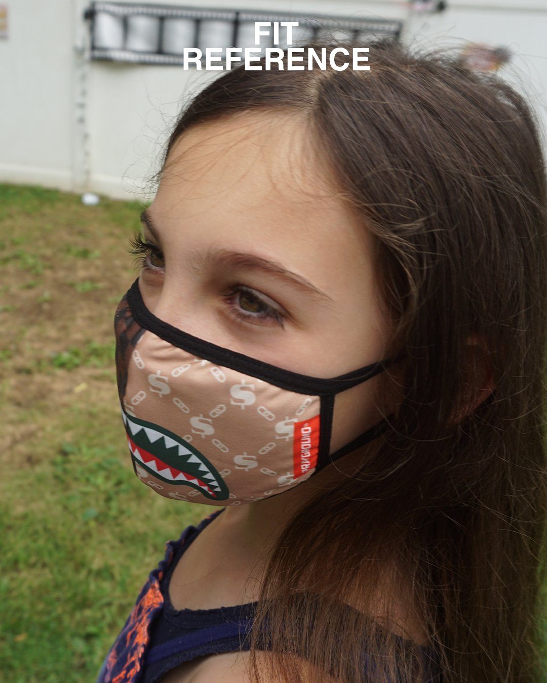 KIDS FORM FITTING MASK: CANDY SHARK